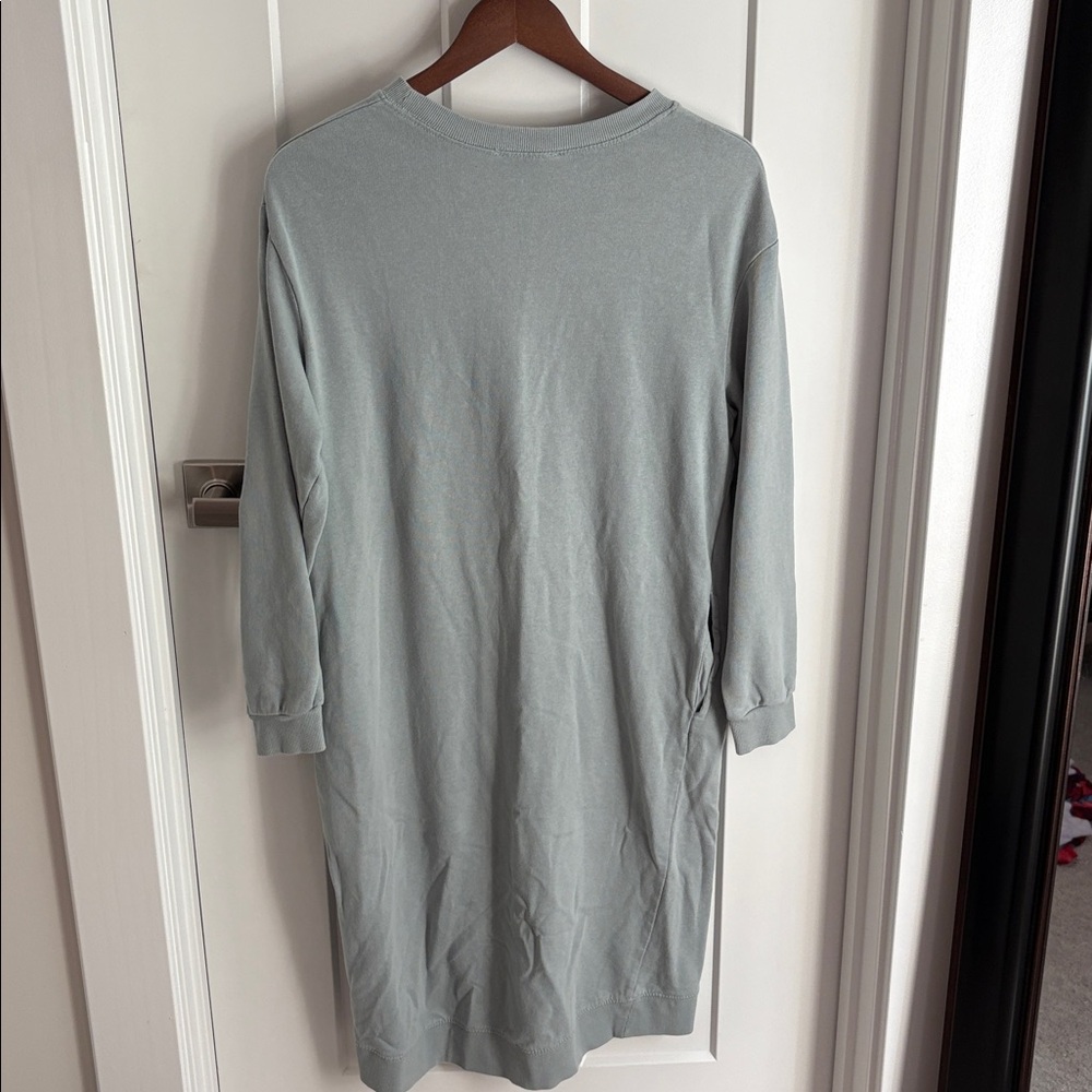 Zara long sweatshirt dress with pockets - Picture 4 of 4